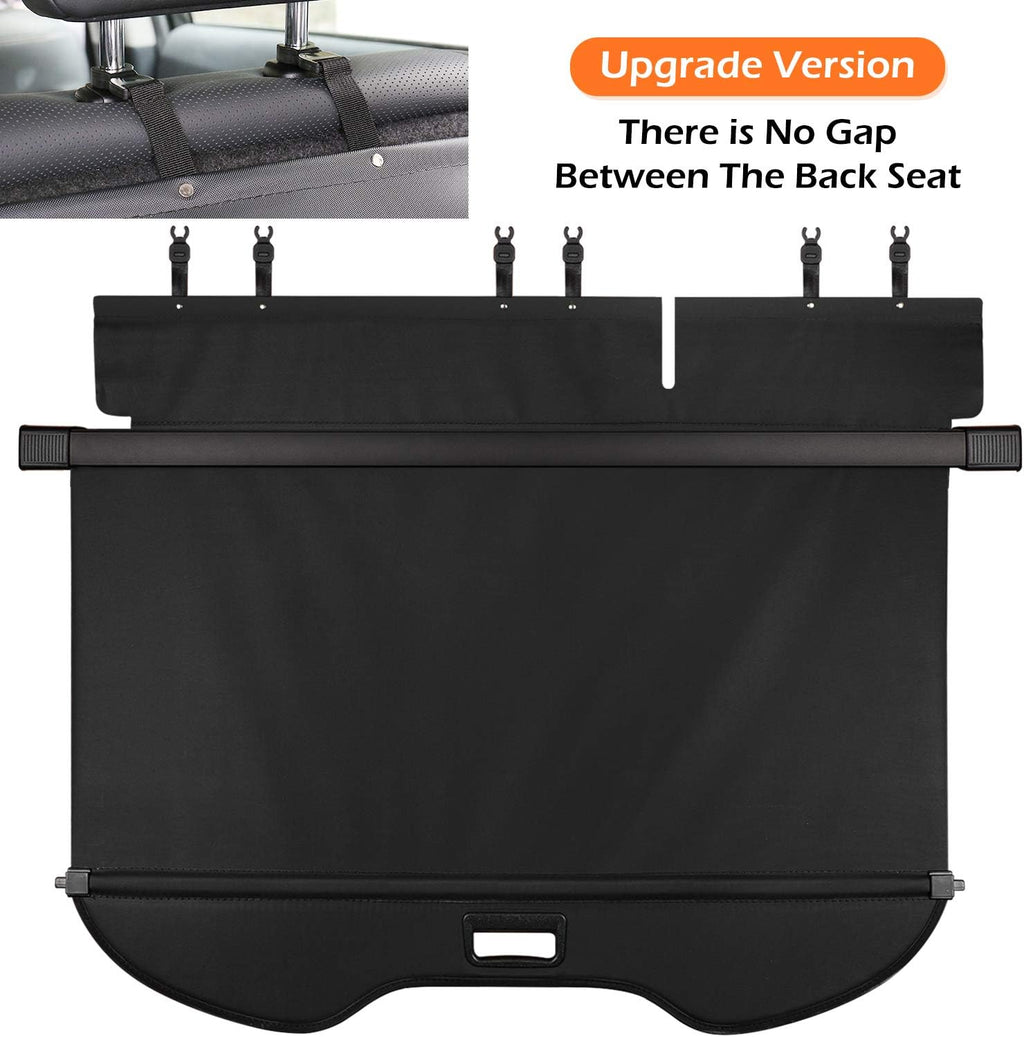 Black Retractable Rear Cargo Cover Pack of 2 T834050