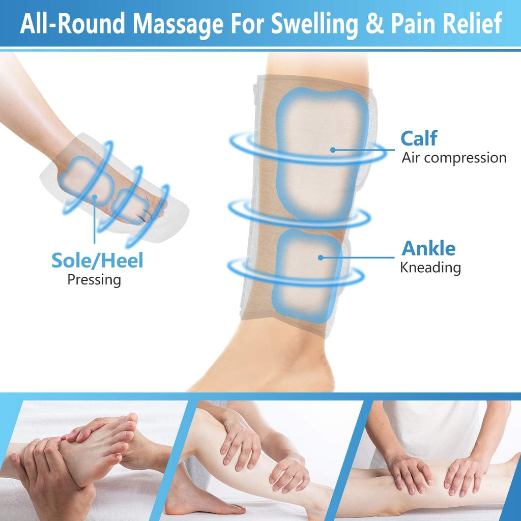 Rechargeable Air Compression Calf Massager (A Pair) E1717