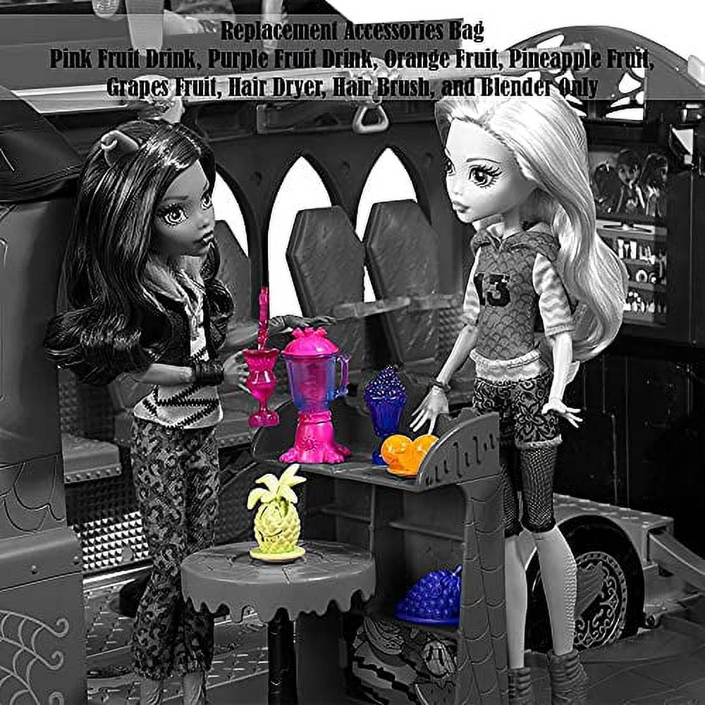 Replacement Accessories Bag for Monster High Deluxe Bus Playset Y922