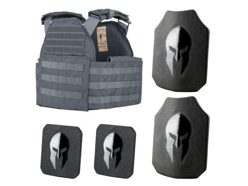 Wolf Gray Adjustable Plate Carrier and Body Armor Package E26020
