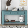 Antique Green Console Table with 3 Drawers and 1 Shelf E815236