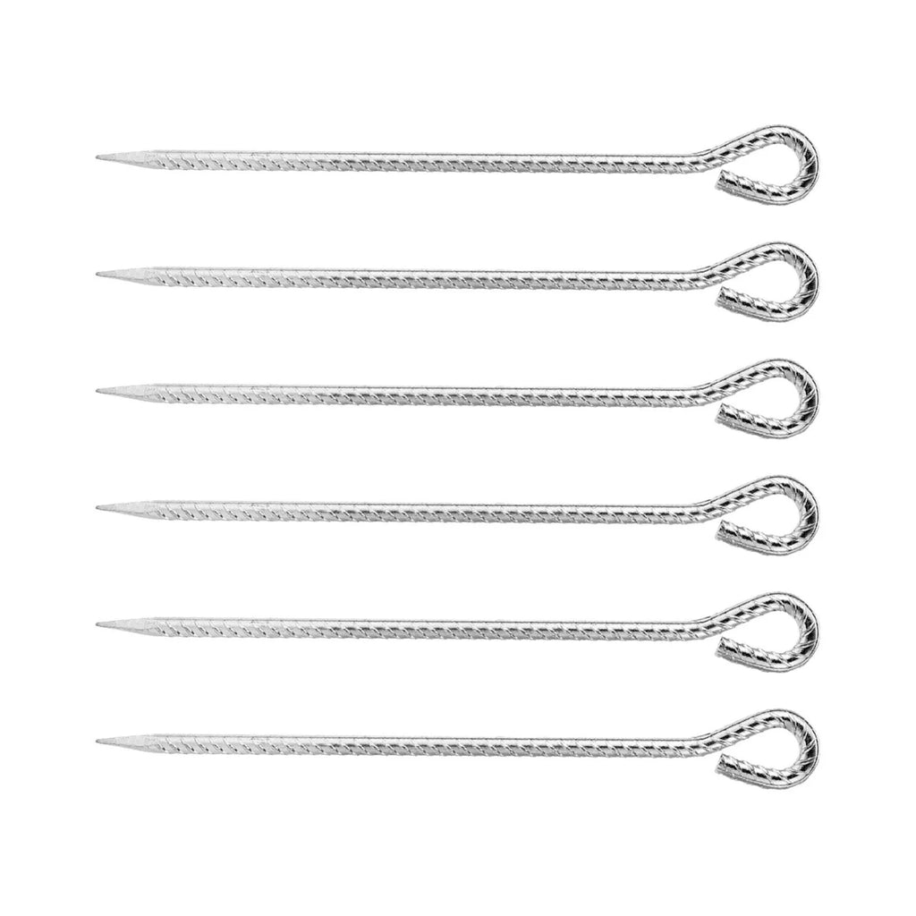 6 Pieces Tent Stakes with Hook 30CM V7474