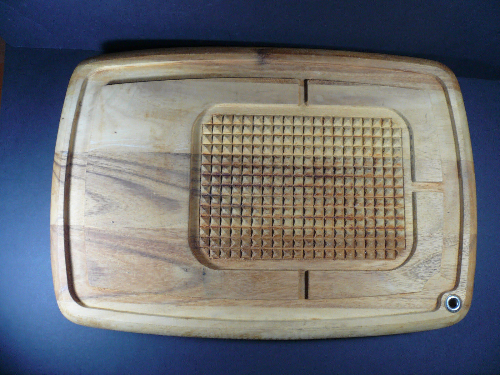 Large Acacia Wood End Grain Prep Station K98352
