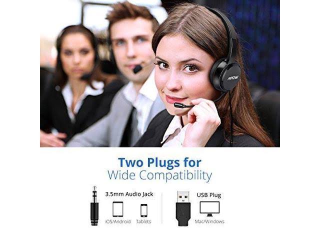 USB Computer Headset with Microphone Noise Cancelling M60298
