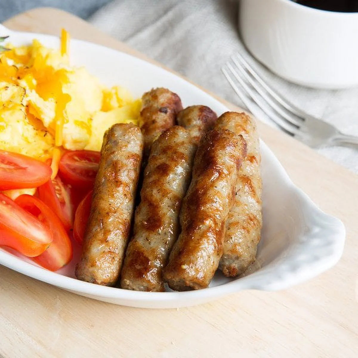 Fully Cooked Skinless Sausage Links, 0.8 oz, 200/Case A783