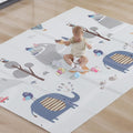 Extra Large Waterproof Non Toxic Soft Foam Baby Play Mat, 79 x 59 x 0.4 in, Pack of 2 Q4086