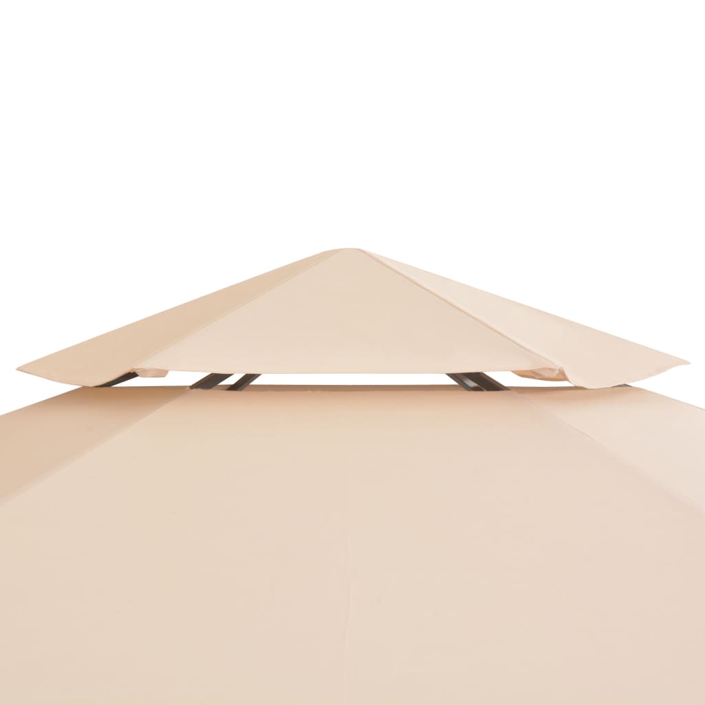 Beige Garden Marquee Gazebo Pavilion Tent S54343