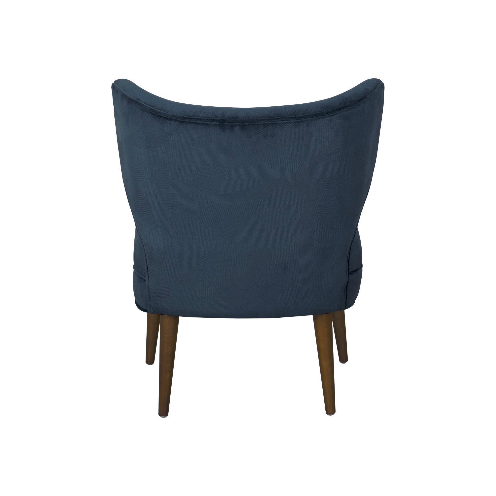Blue Wingback Accent Chair B4291