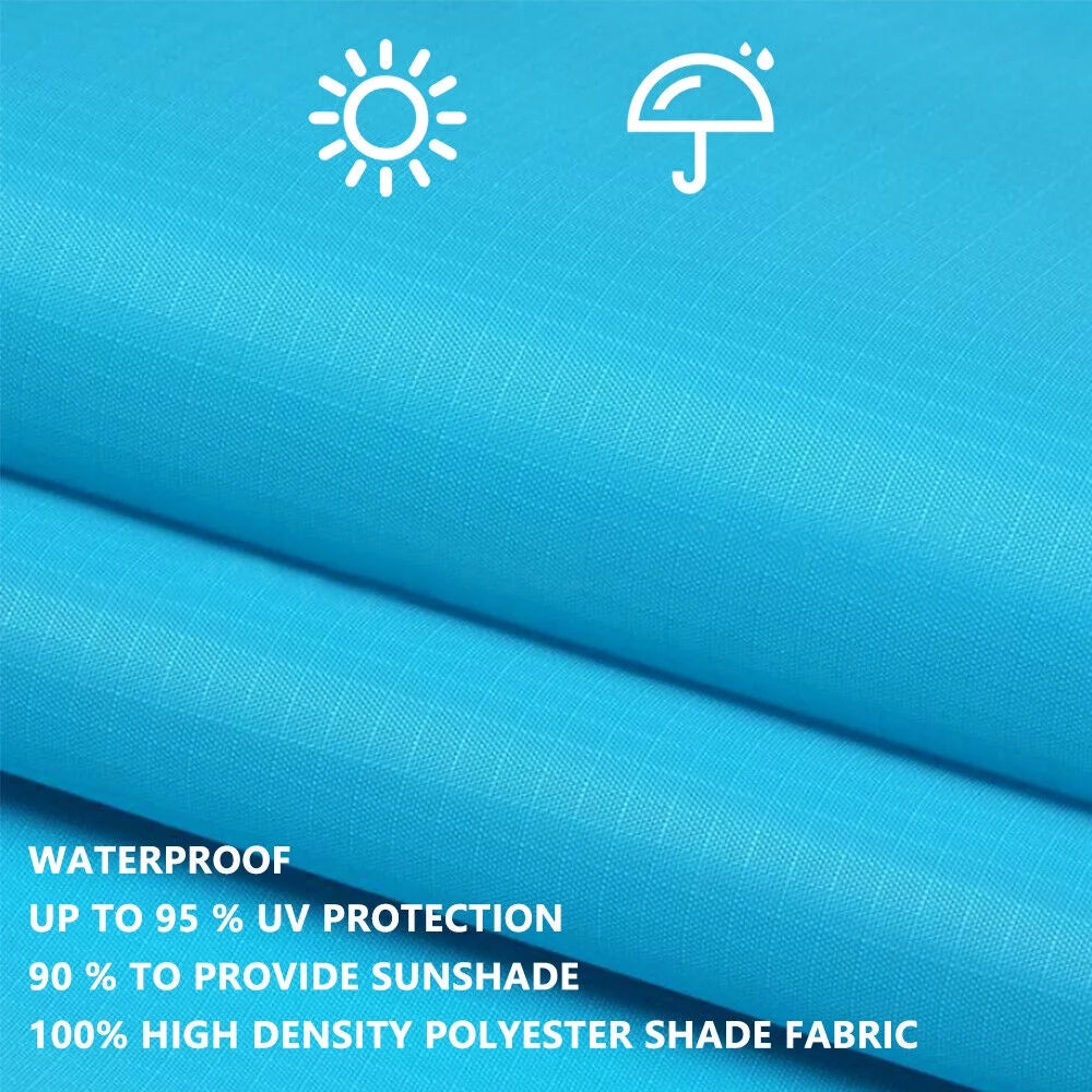 Blue 10'x10' Portable Beach Tent Sun Shelter C841636