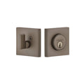 Titanium Gray Single Cylinder Deadbolt J101123