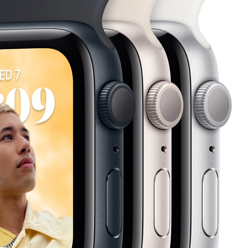 Apple Watch SE 2nd Generation GPS 44mm Midnight Aluminum Case Sport Band G265859
