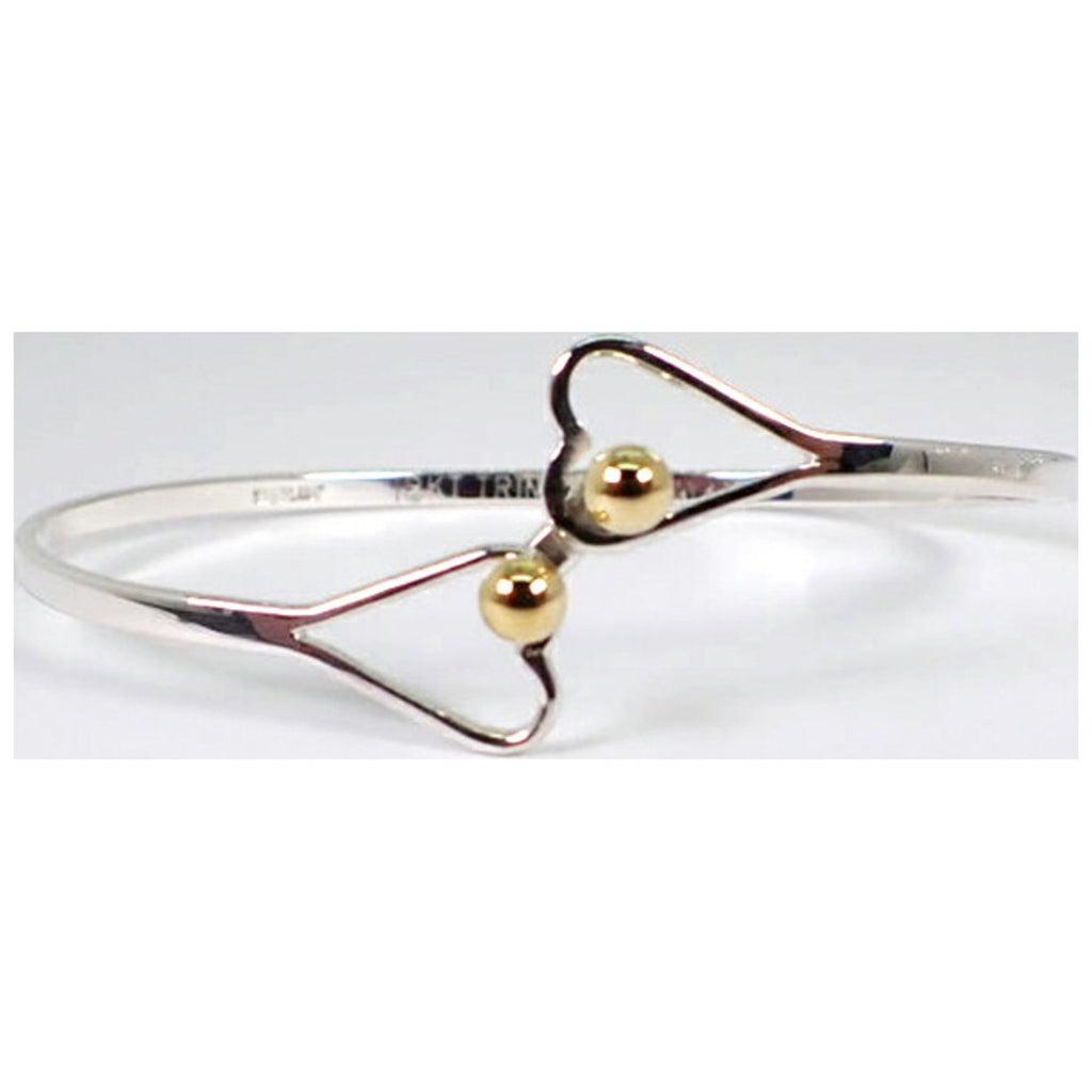 SV925 18KT Heart Bangle M978