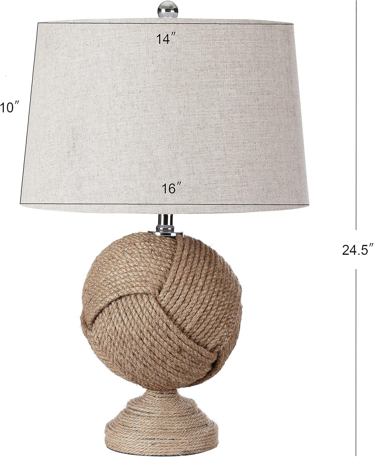 Brown Knotted Rope LED Table Lamp E1610