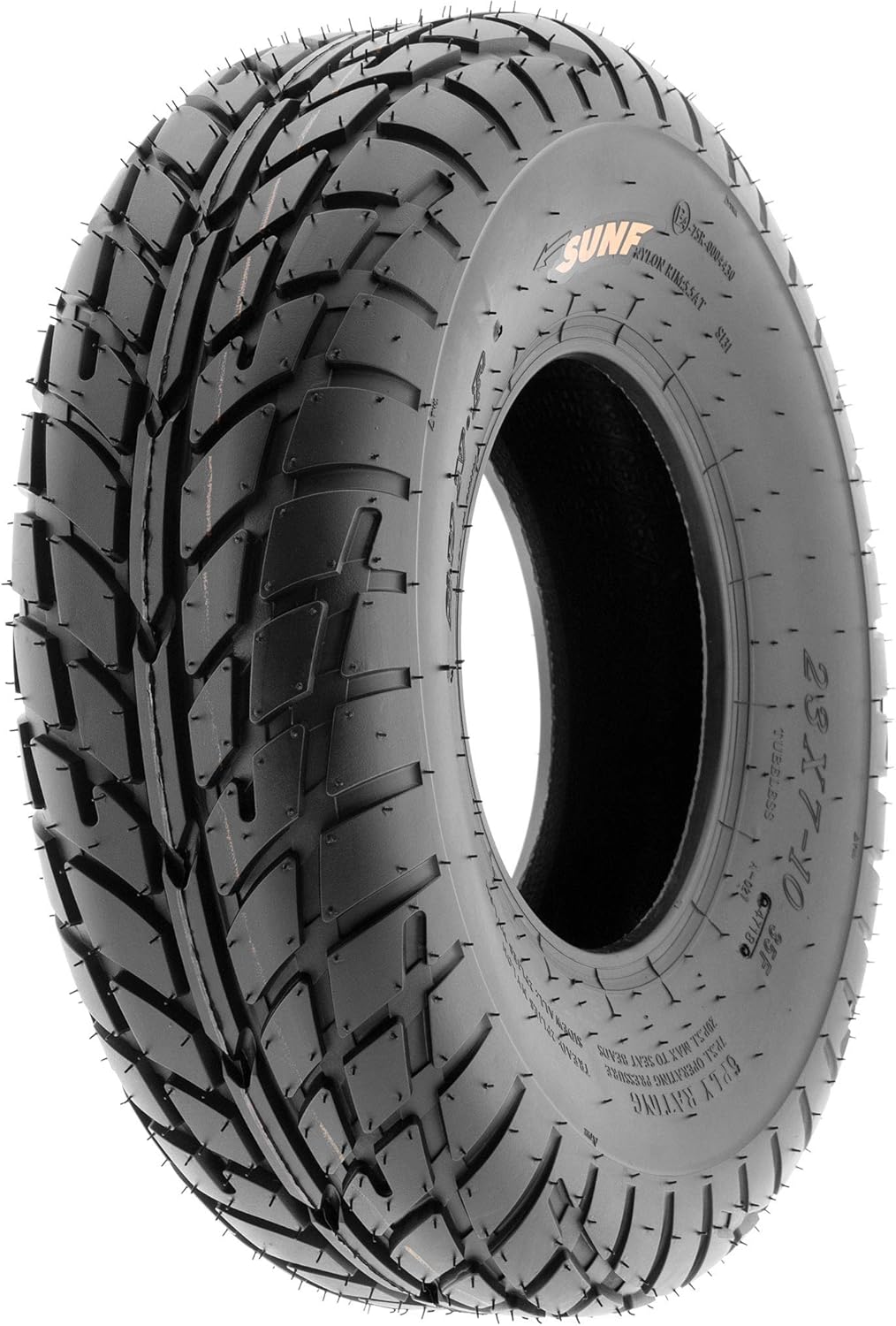 Set of 4 ATV UTV Flat Track Tires 19x6-10 Front & 20x10-9 Rear, 6 PR, Tubeless L498