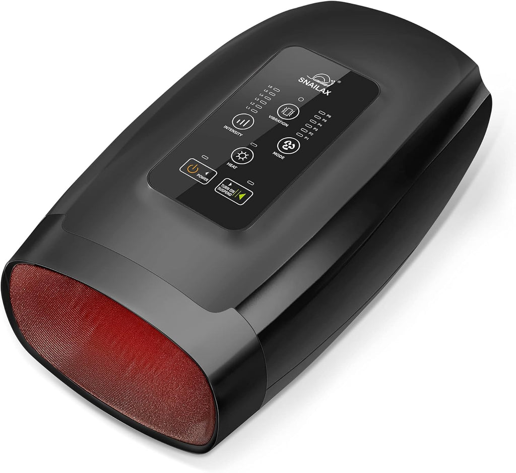 Cordless Electric Hand Massager with Heat, Vibration, Compression, 6 Modes & 6 Levels W3397