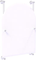 Polished Chrome Arched Top Frameless Wall Mirror F717157