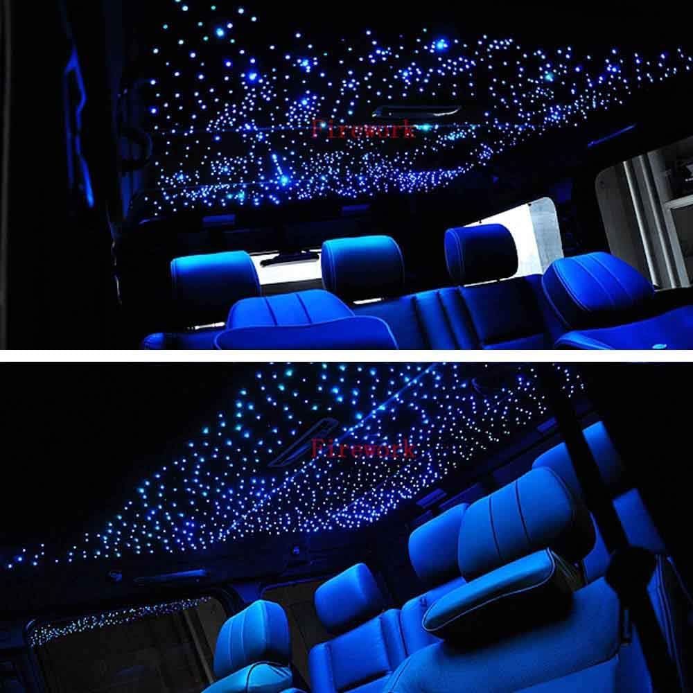 460pcs 0.03in 9.8ft RGBW LED Fiber Optic Star Ceiling Light Kit P982