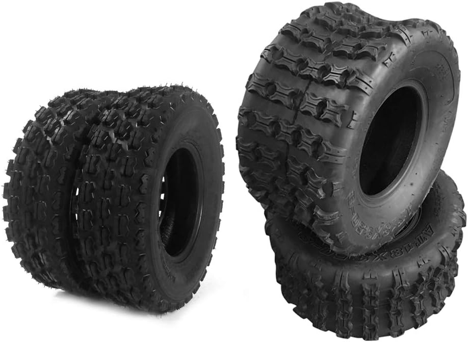 Set of 4 Sport ATV UTV Tires, 4 Ply, Tubeless I645