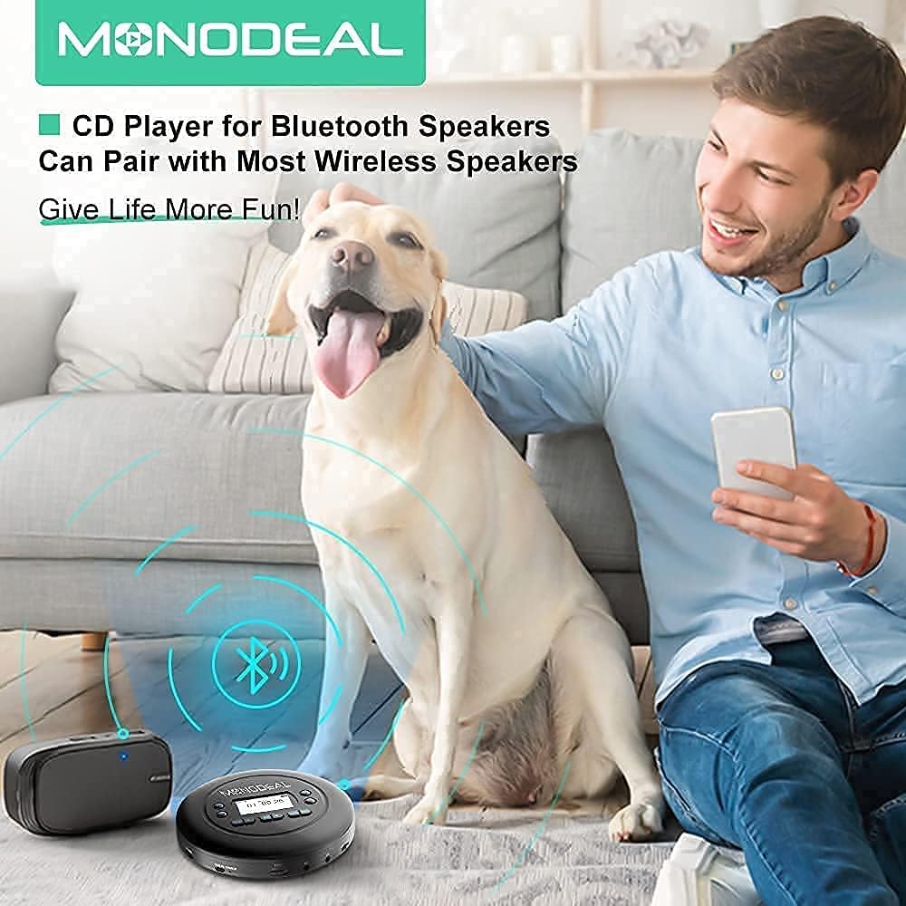 Bluetooth CD Player with Headphones, Pack of 2 L3310