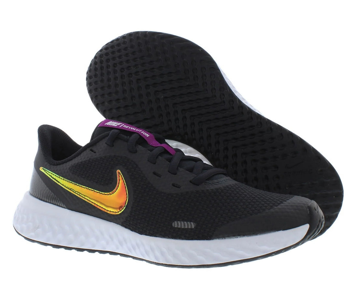 Black/White Girls Shoes Size 7 O516