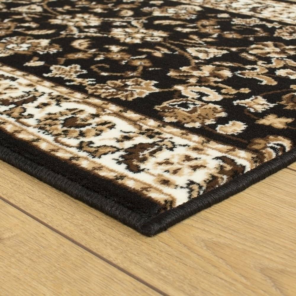 Persian Black Hall Carpet Runner 4 foot R5250