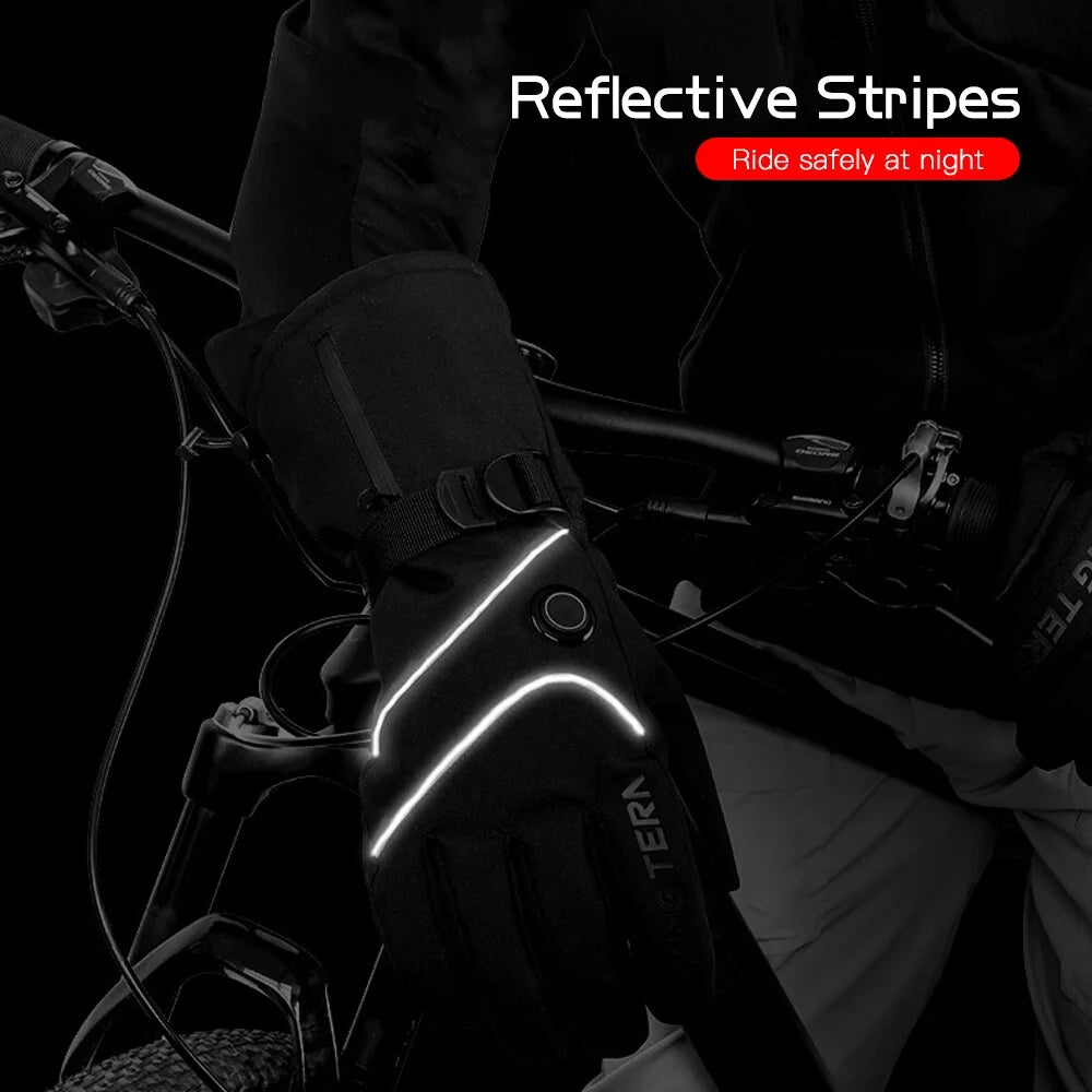 Waterproof Heated Ski Gloves with Battery C902