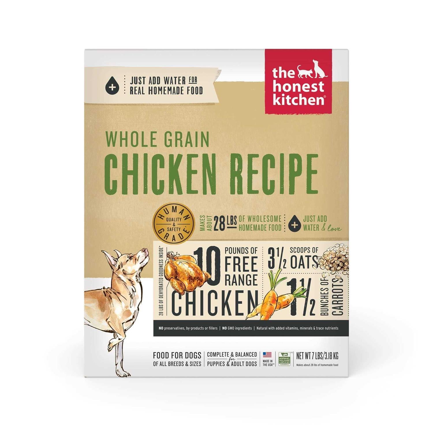 Dehydrated Whole Grain Chicken Dog Food O5476