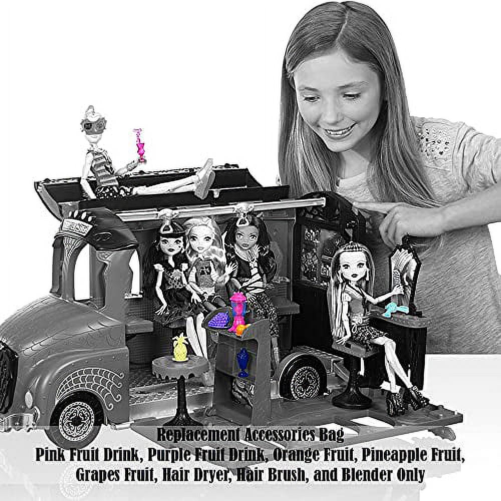 Replacement Accessories Bag for Monster High Deluxe Bus Playset Y922