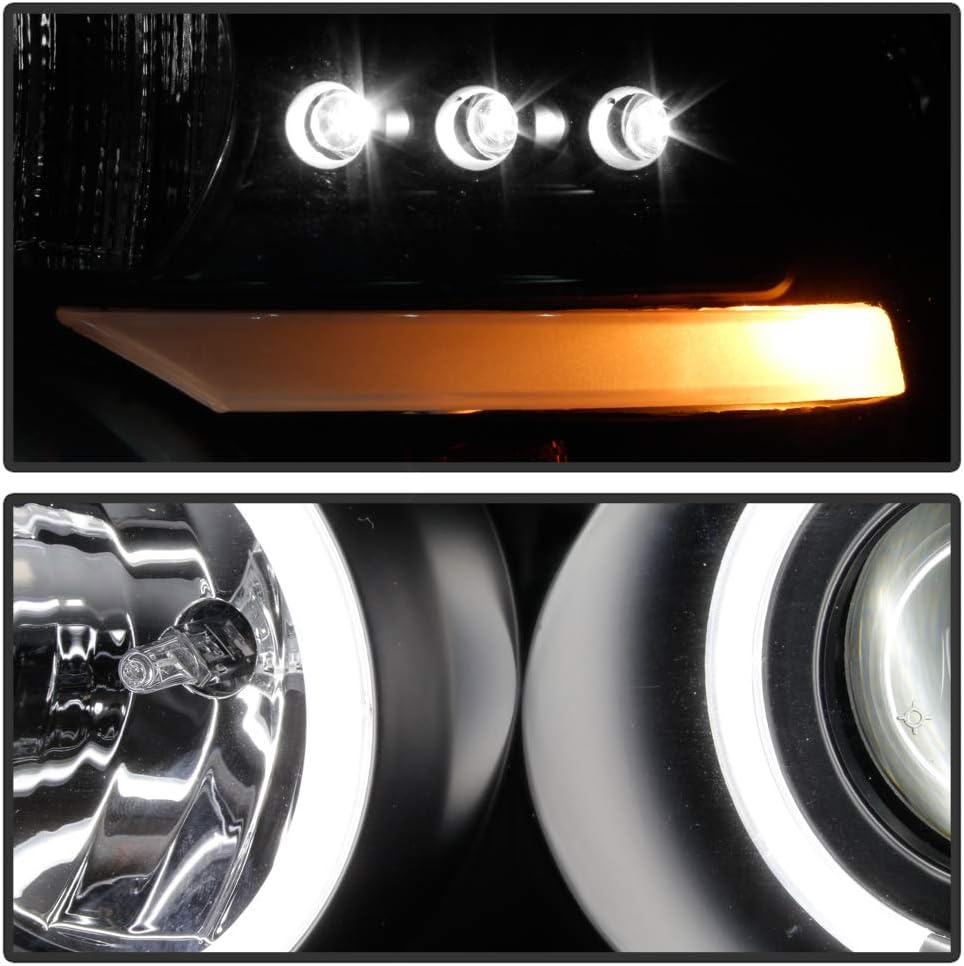 Black Housing Projector Headlights W93471