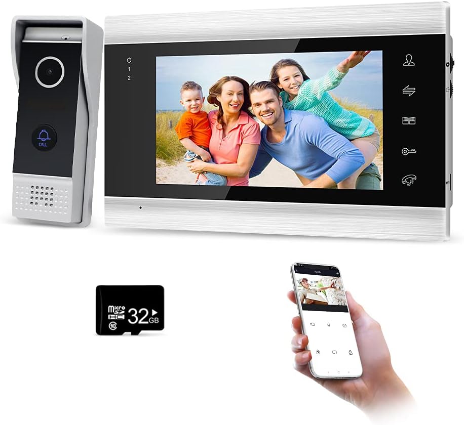 7 inch WiFi Video Door Phone with Outdoor Camera H811339