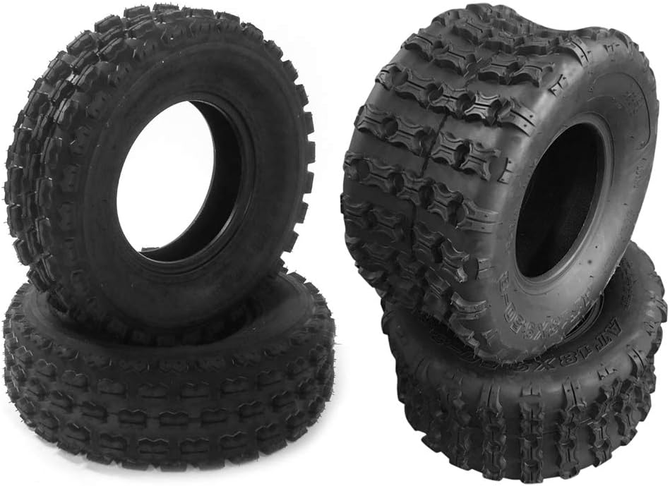 Set of 4 Sport ATV UTV Tires, 4 Ply, Tubeless I645