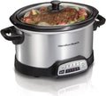 4-Quart Programmable Slow Cooker with Dishwasher-Safe Crock and Lid D35877