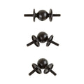 Black Screw-in Corner Connector Y3086