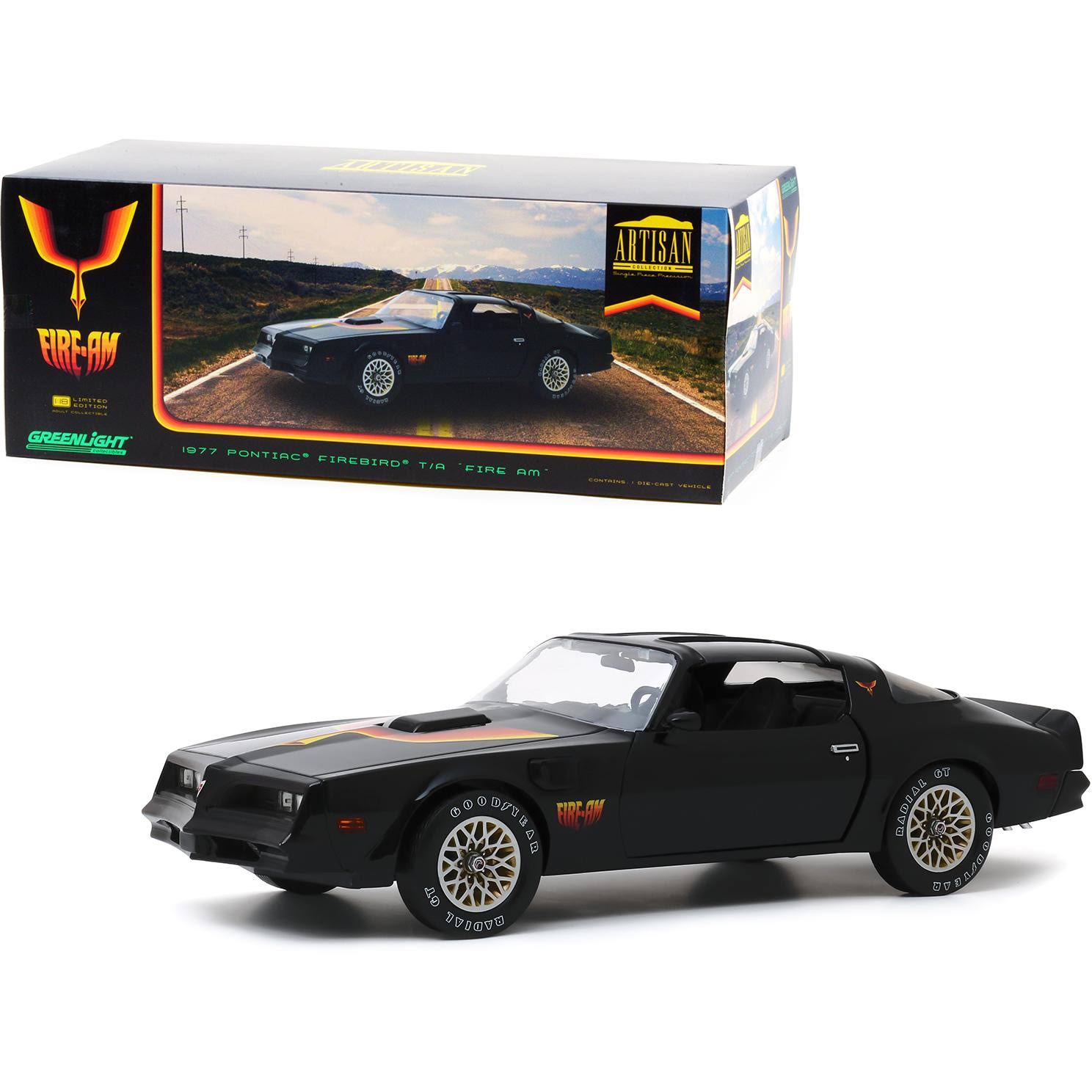 Black 1/18 Diecast Model Car J230
