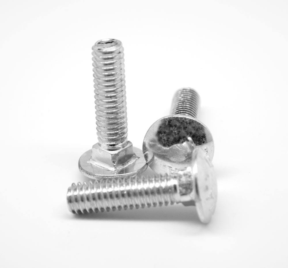 Coarse Thread Grade 5 Carriage Bolt Medium Carbon Steel Zinc Plated Pk 100 J5690