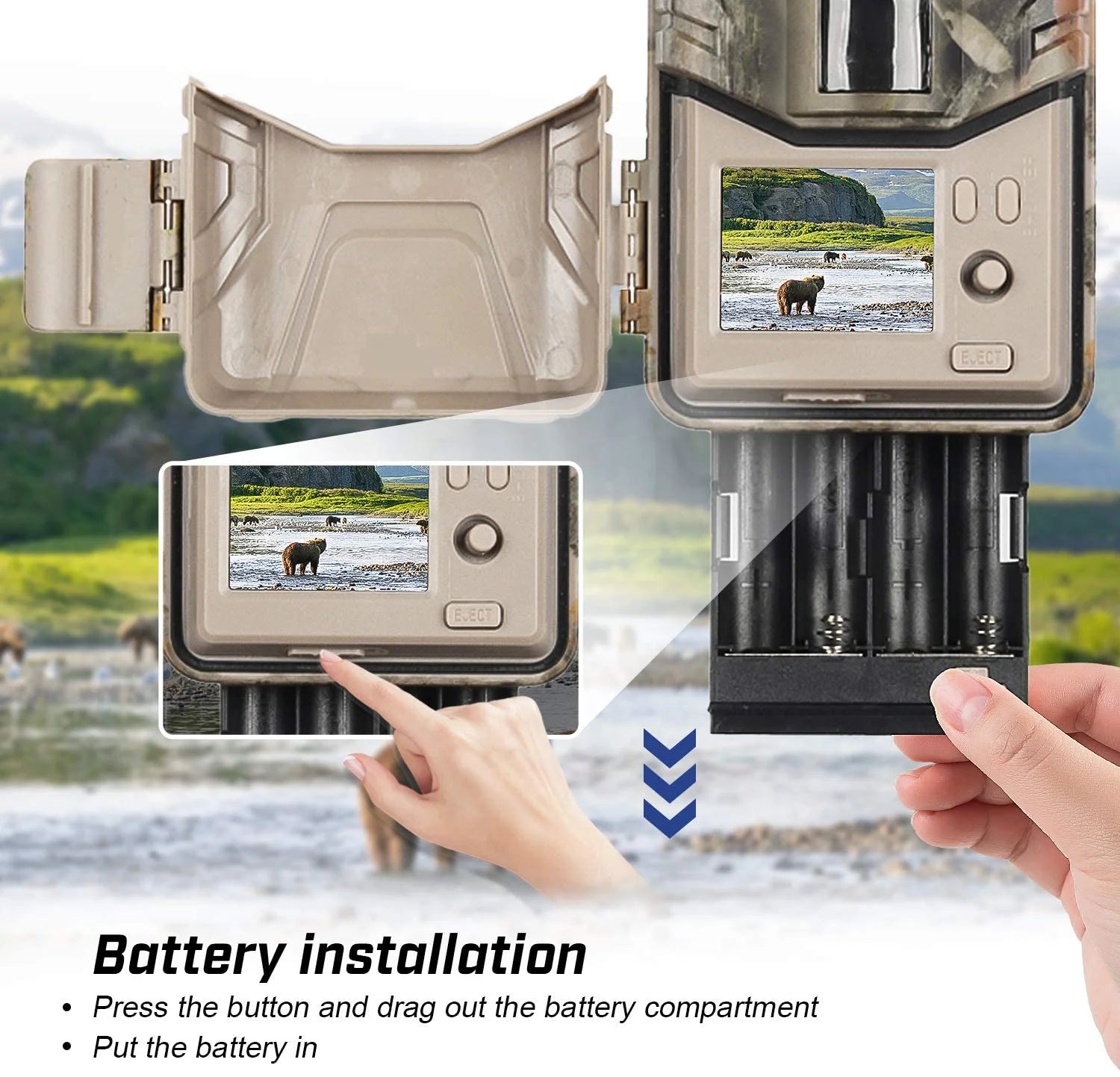 4G/LTE Cellular Trail Camera 36MP 4K with Infrared Night Vision, AA Batteries Powered G918232