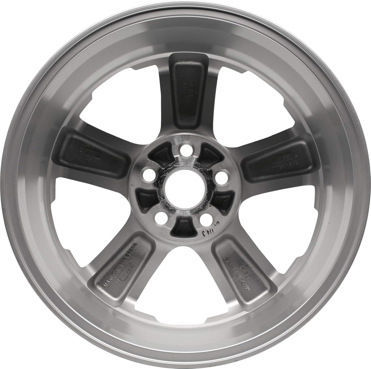 Aluminum Alloy Wheel Rim 18 Inch 5 Spokes W43720