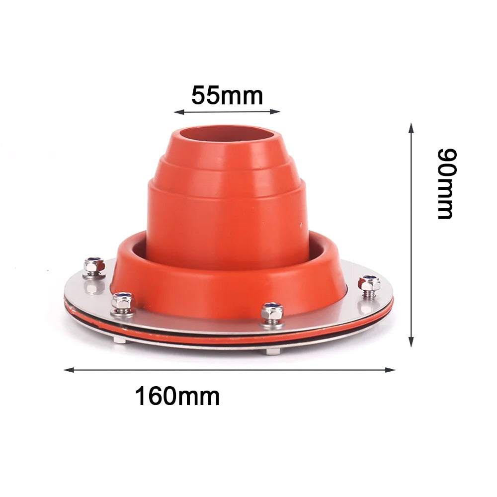 Jack Kit for Tent Flexible Roof Silicone Metal Roofing Tube Flashing High Resistance Scalding Device for Chimney I544