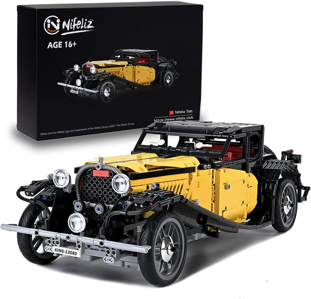 1:8 Scale Retro Sports Car Building Blocks Set (3564 Pcs) G2237