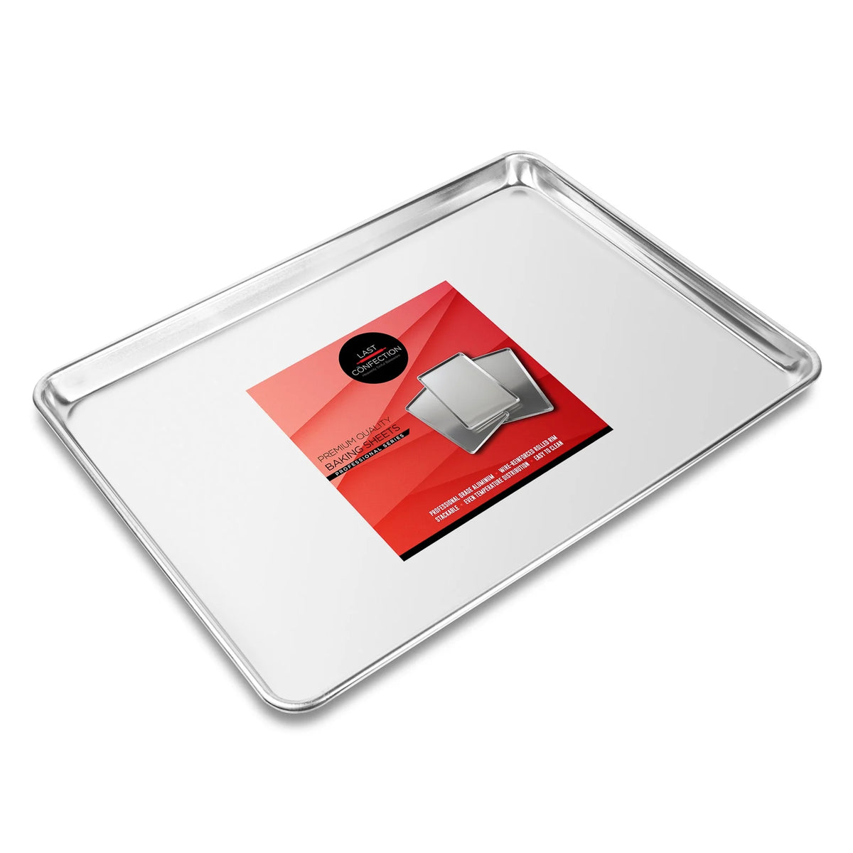 Set of 12 Cookie Sheets, 15" x 21" Three-Quarter Sheet Pans M10828