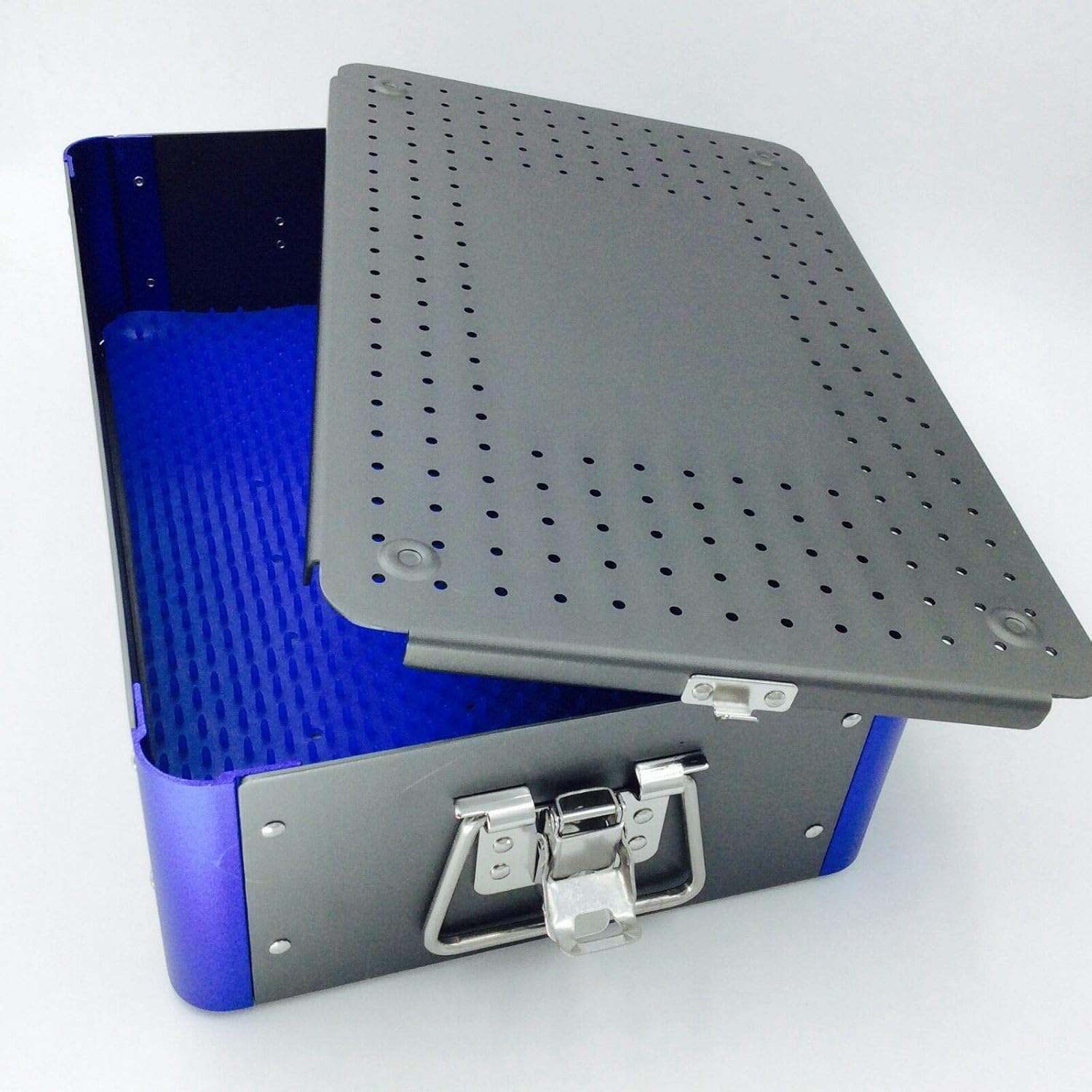 Surgical Instrument Sterilization Tray with Silicone Mat E21863