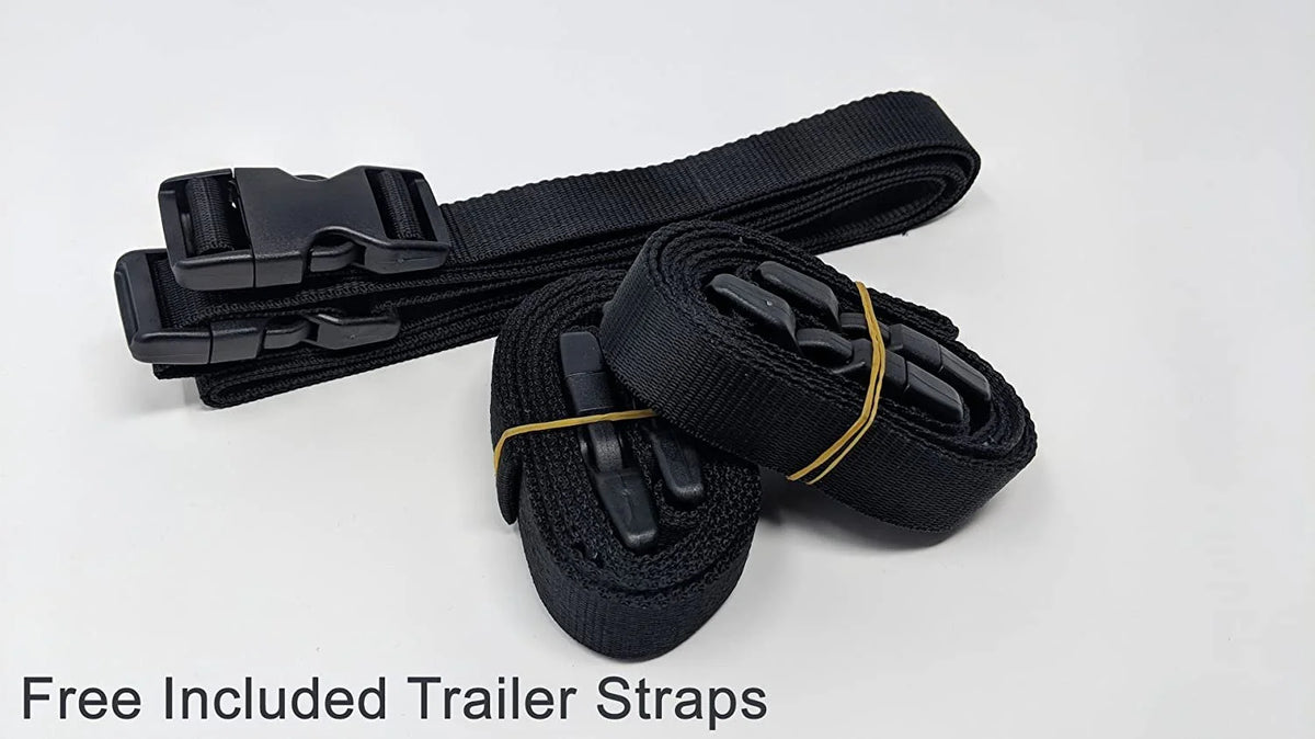 Gray/Black All Weather Jet Ski Covers with Trailer Straps and Storage Bag X3663