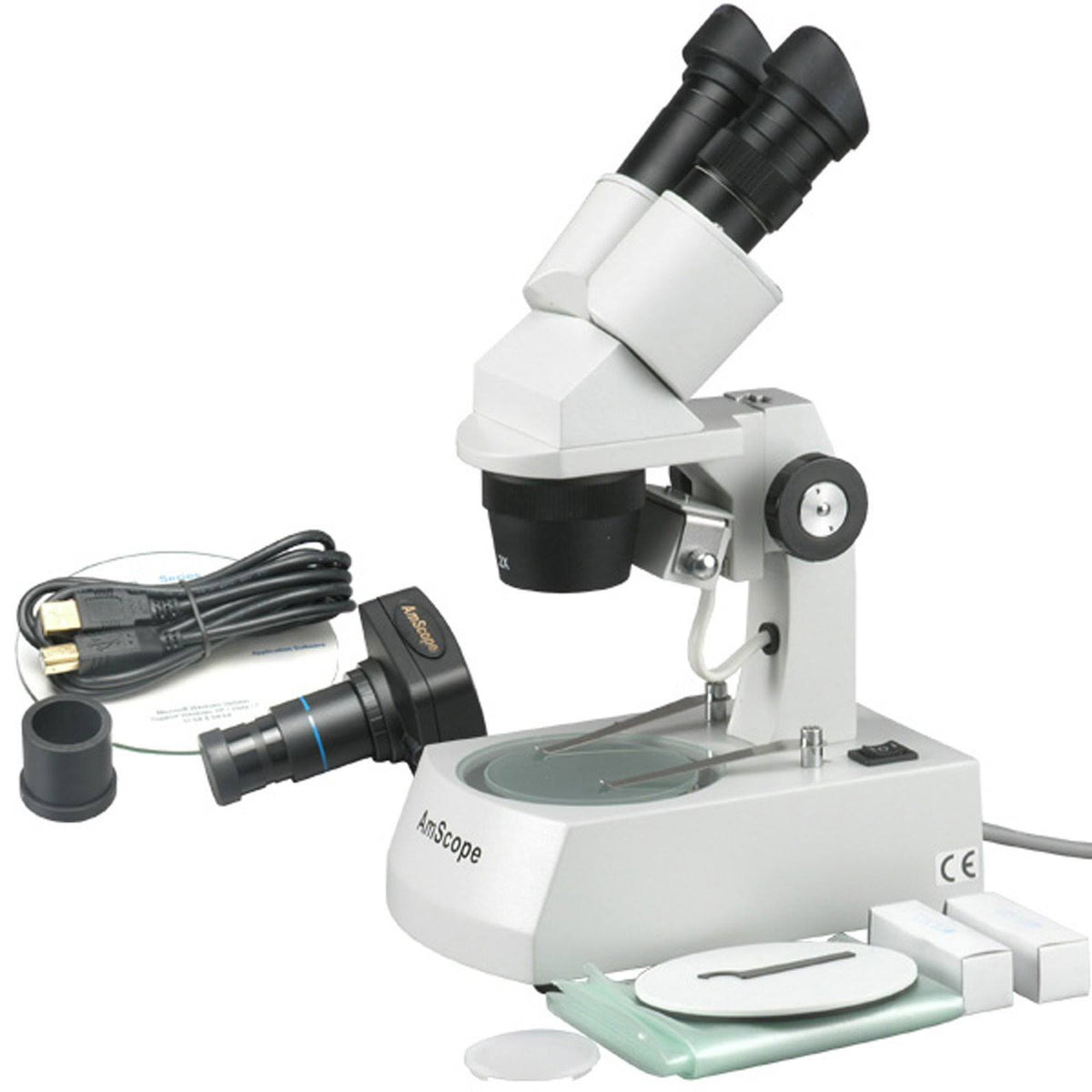 Stereo Microscope with 3MP Digital Camera Q68432