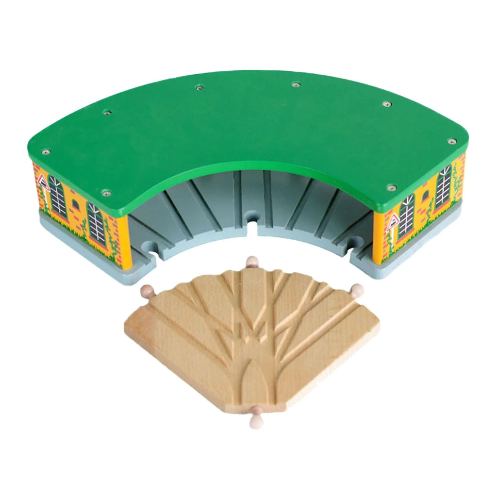 Wooden Train Shed Toy G579