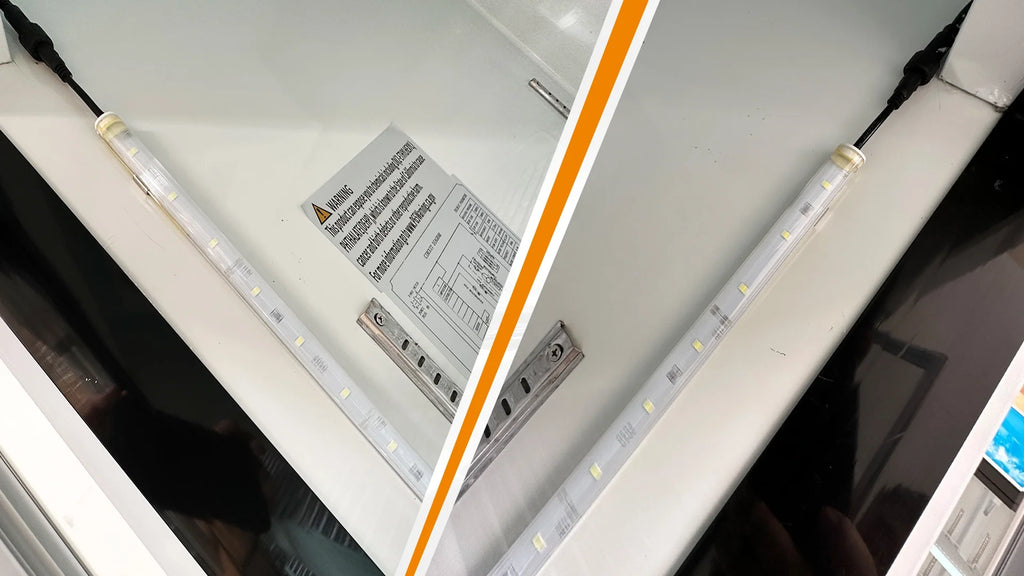 Two Glass Door Freezer with SS Door O135