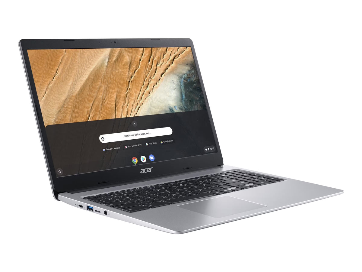 15.6" FHD Touchscreen Chromebook Laptop, Intel Celeron N4000, 4GB RAM, 32GB HD, Chrome OS, Silver Q800