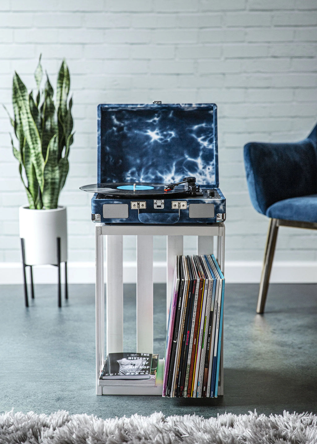 Vinyl Record Player with Speakers and Bluetooth Turntable T9551