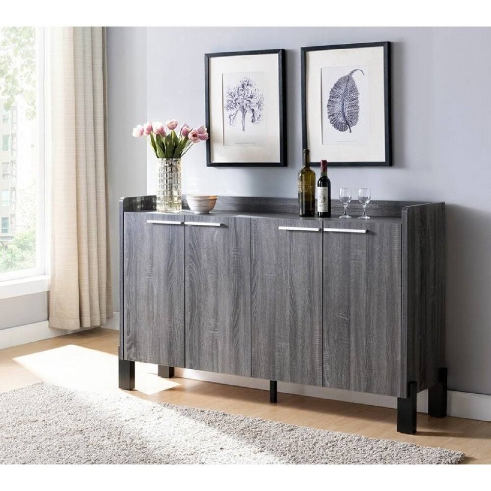 Distressed Sideboard with Two Storage Cabinets X621715