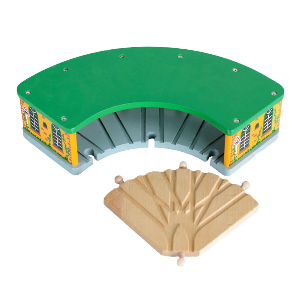 Wooden Train Shed Toy G579