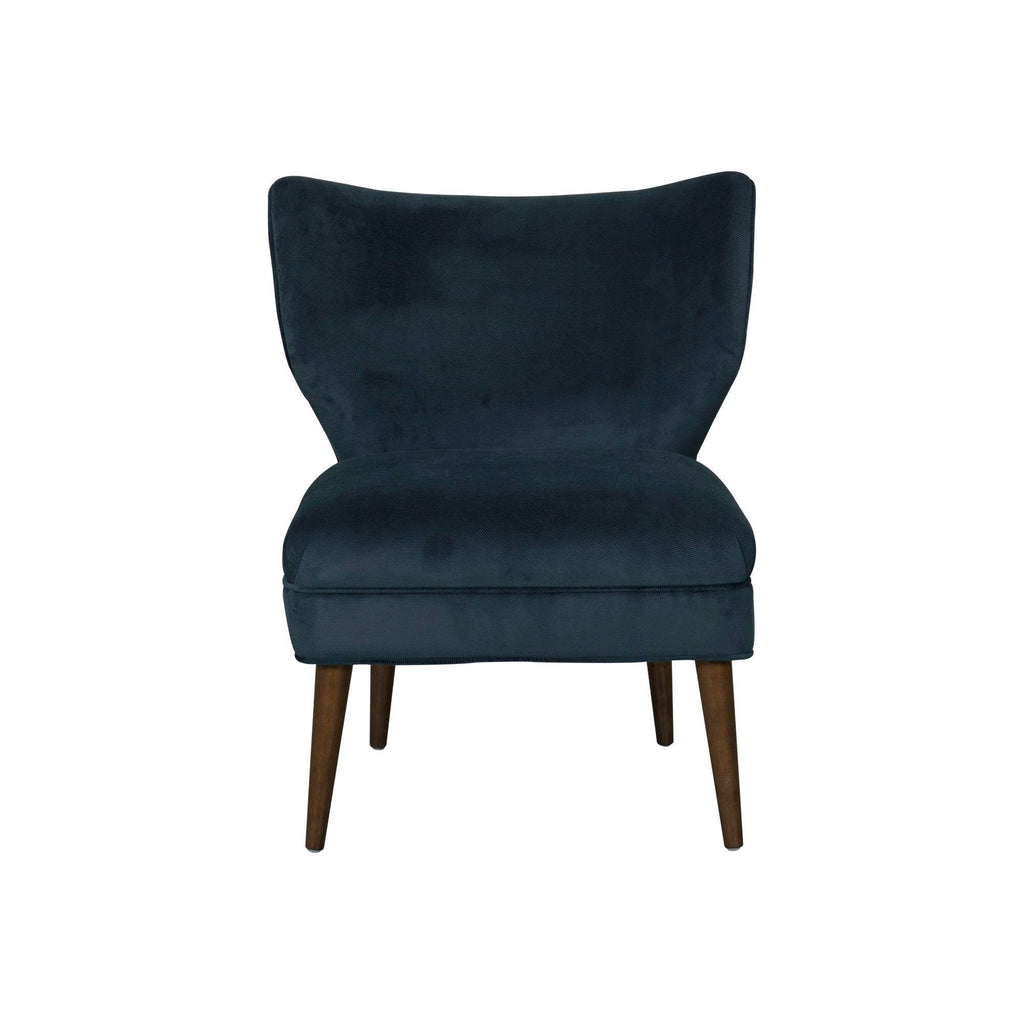 Blue Wingback Accent Chair B4291
